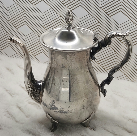 Vintage Bristol Silver EPCA Silver-Plated Ornate Footed Pitcher - Picture 1 of 10